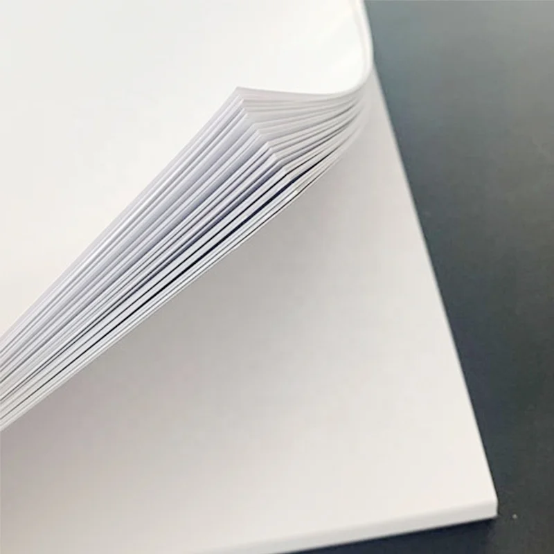 White paper art paper glossy couche paper A4 free samples