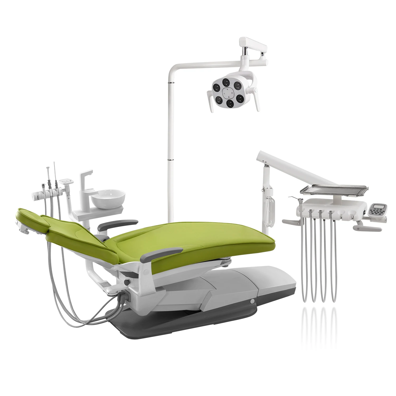 One-stop service Left handed American type dental chairs unit price fauteuil dentaire