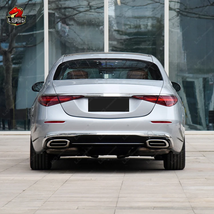 M Style Bodykit Car Bumpers For BENZ S Class  W223 Grilles Autoparts Rear Diffuser Tips