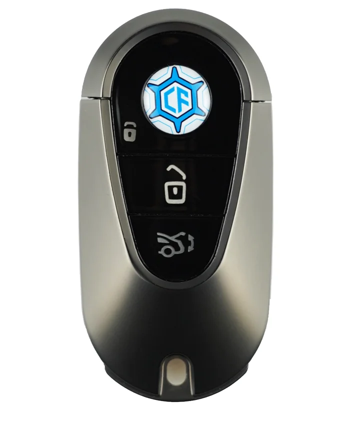 Uptodate smart car key  3 button remote vehicle key lock smith universal auto key PKE antenna keyless go