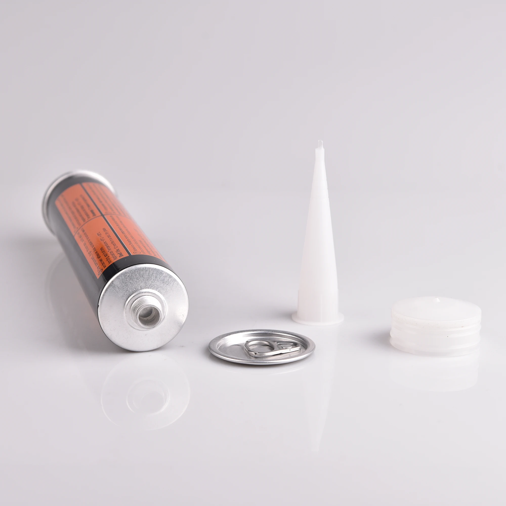 Factory Direct Sale Printed Aluminium Tube 46.8X215mm Aluminum Sealant Cartridge for Construction Adhesive 300 Sealant Cartridge