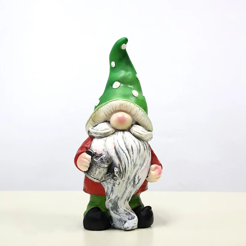 Redeco Wholesale Garden Gnome Oem Resin Crafts Cute American Gnome Magnesium Oxide Crafts For Gifts Home Garden Decor