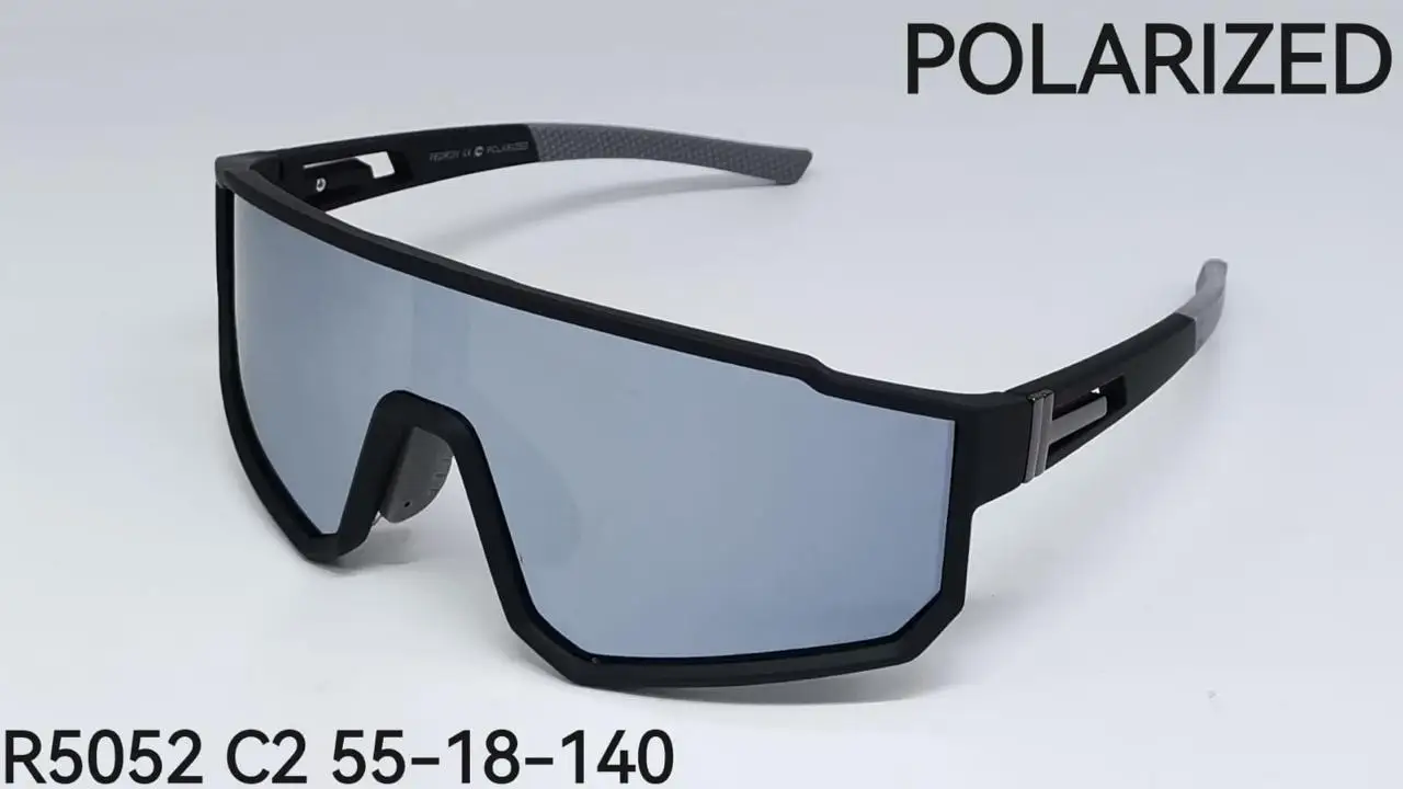 Fedrov UV400 Polarized Bike Bicycle Sunglasses Custom Sport Eyewear with Windproof Blue Silver Lenses Outdoor Cycling Glasses