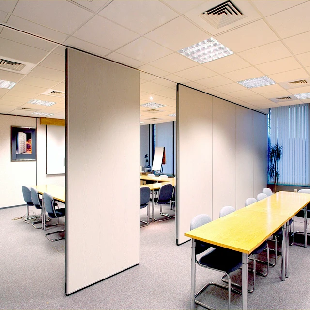 School sliding folding doors movable partition wall for classrooms