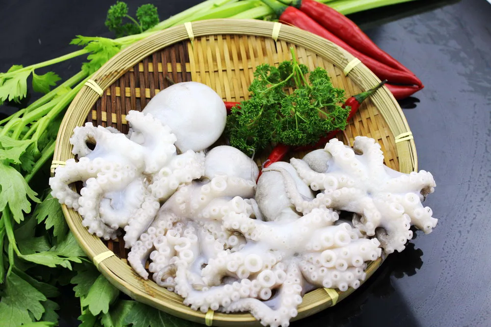 
Hot Sale Frozen baby octopus flower fresh seafood 