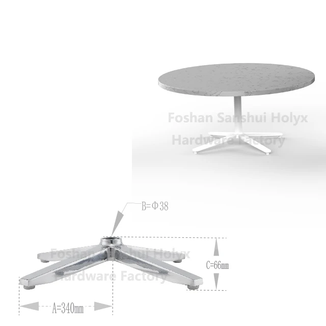 Custom Wholesale Pedestal Base Table Leg Adjustable Metal Coffee Dining Bar Metal Table Base Furniture Legs