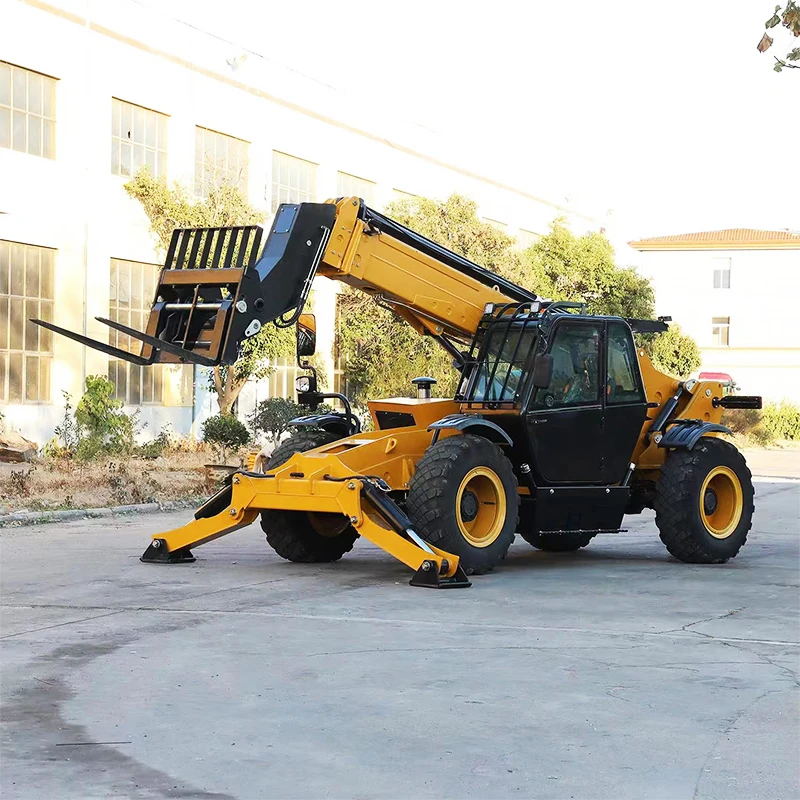 5tons 3t telehandler 18m lifting height telescopic forklift for building construction farming