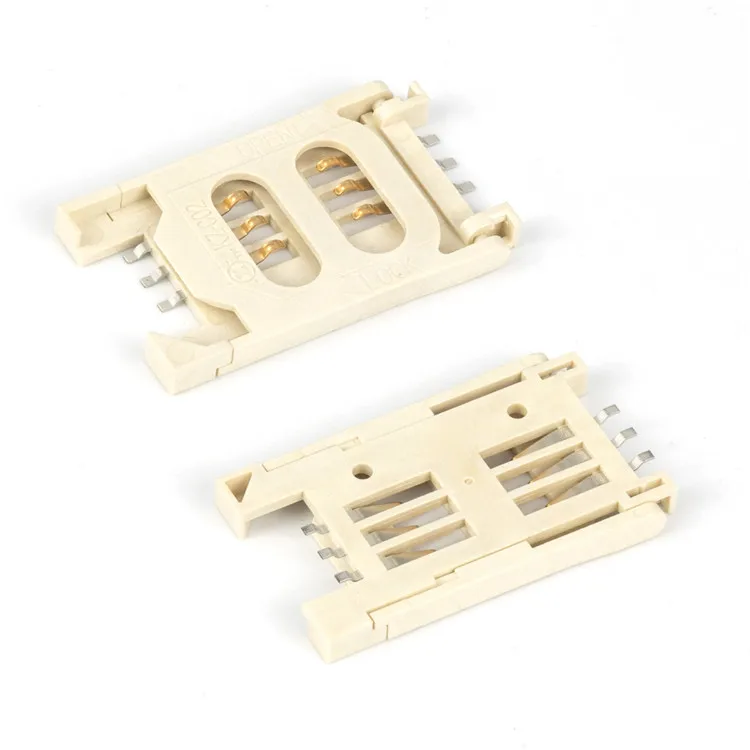 6-контактный разъем SMT типа для Sim-карты, разъем PCB для держателя Sim-карты IoT GPS