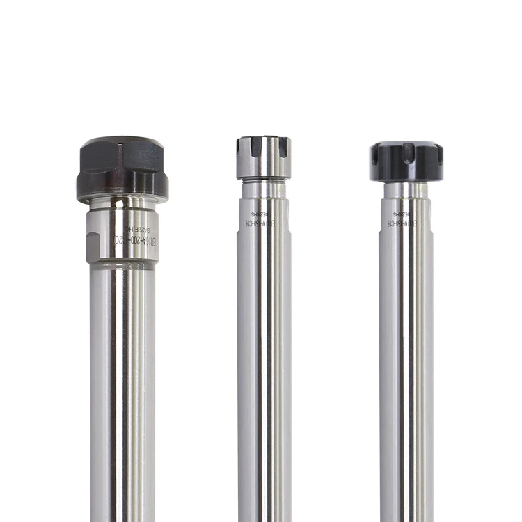 Collet Chuck Holder Extension Rod Type A, ER Straight Shank Extension CNC Milling Lathe Extension Rod Lathe Rod