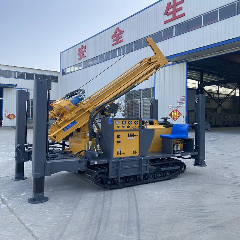 Pneumatic Dth Crawler Drilling Rig For Water Well Drilling Rig Machine