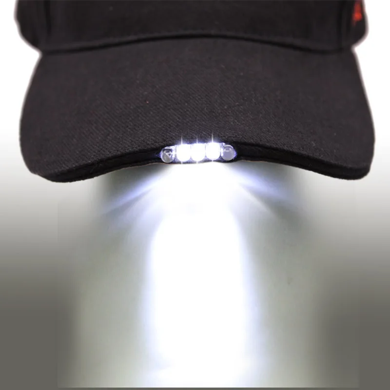 High Quality Unisex 5 Panel Cotton Led Baseball Hat Light up Led Cap