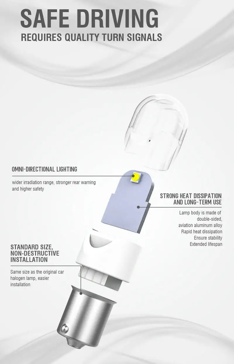 Customization led traffic signal light car accessories signal lights trafic led turn signal lamp for car