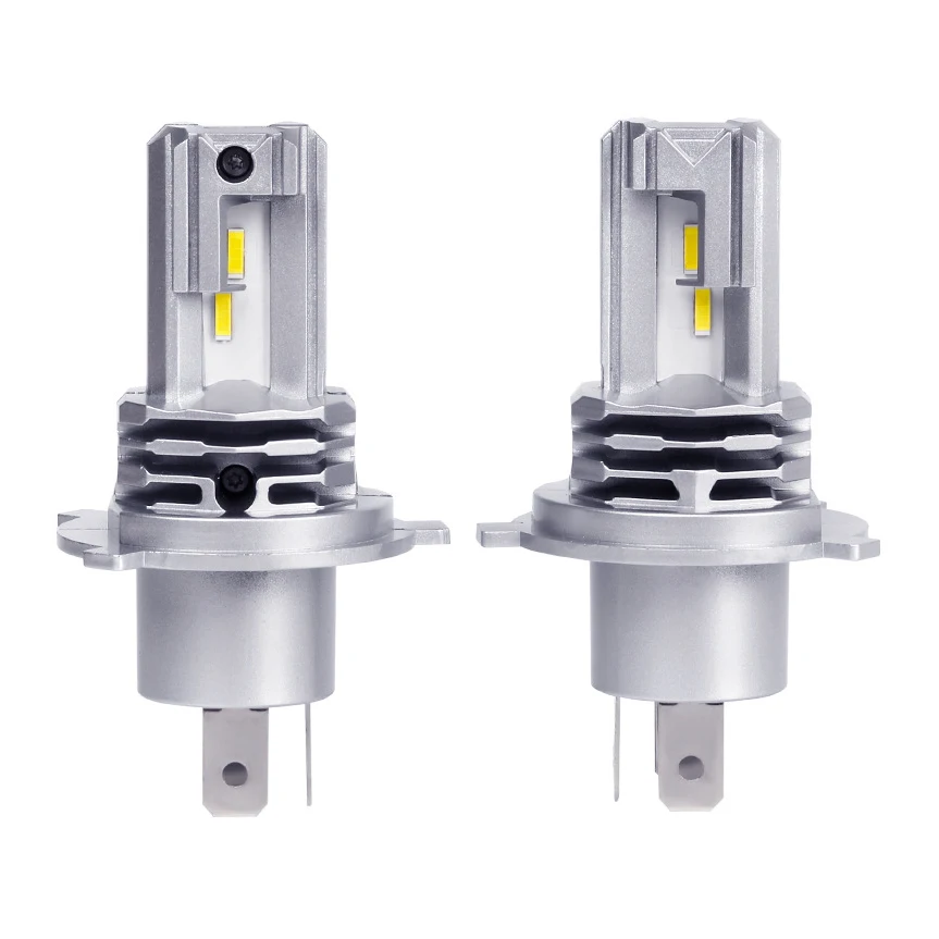 Hi/Lo луч 9003 лампа белого 6000k светодиоды с чипом CSP Светодиодные Автомобильные фары H4 1:1 дизайн светодиодные лампы фар мотоцикла для