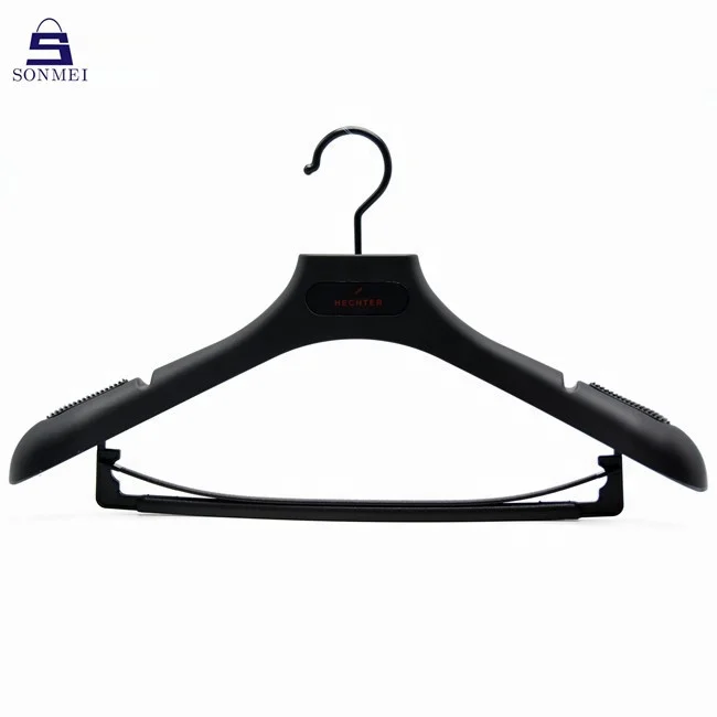PP plastic thick hanger custom suit pant clothes hangers