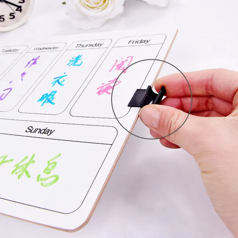 Smooth Edge Perfect Cutting Custom Logo 3MM Thickness MDF Dry Erase lapboard For Class Learning And Writing