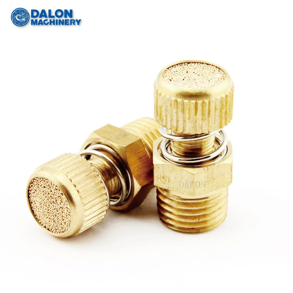 Sintered Bronze brass air Pneumatic Filter Silencer
