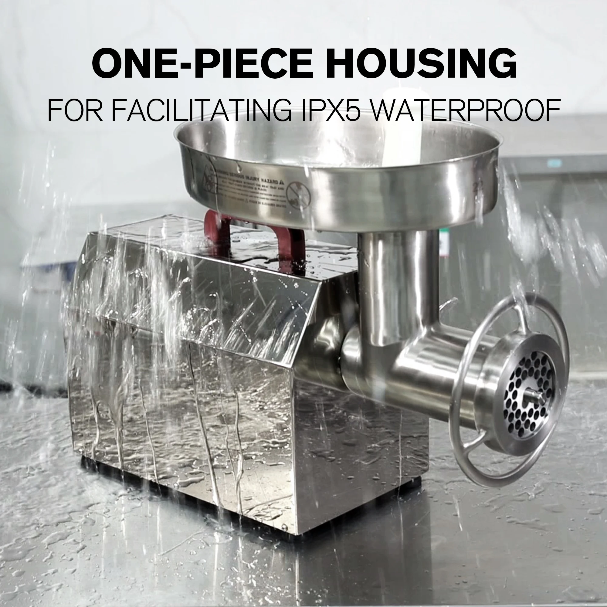 One Piece Commercial Meat Grinder #12 Pure Cooper Motor Electric Mincer Cell and Commercial CE Provided 2 Years Hot Product 2022