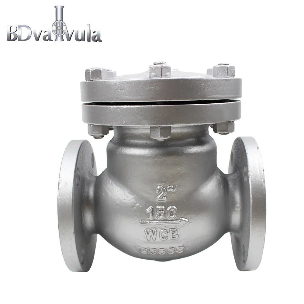 Carbon Steel  PN10/16 Swing Check Valve Used For Water