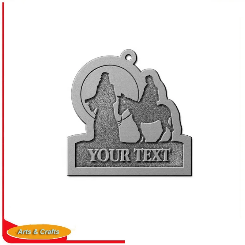 3D Ornament Crafts Religious Zinc alloy