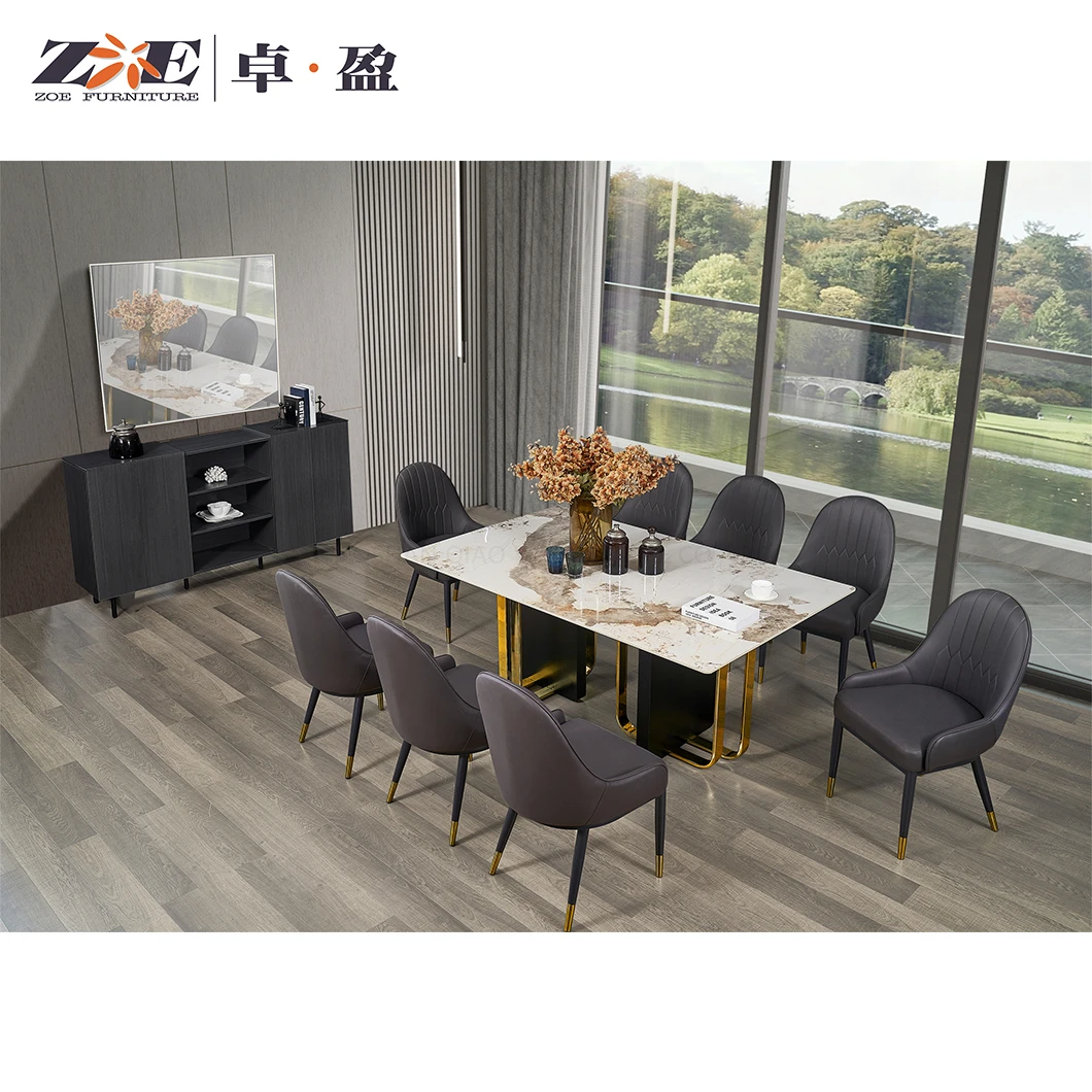 Top Selling Design Home Furniture Wholesale Popular Dining Room Furniture Sets With 6 Chairs