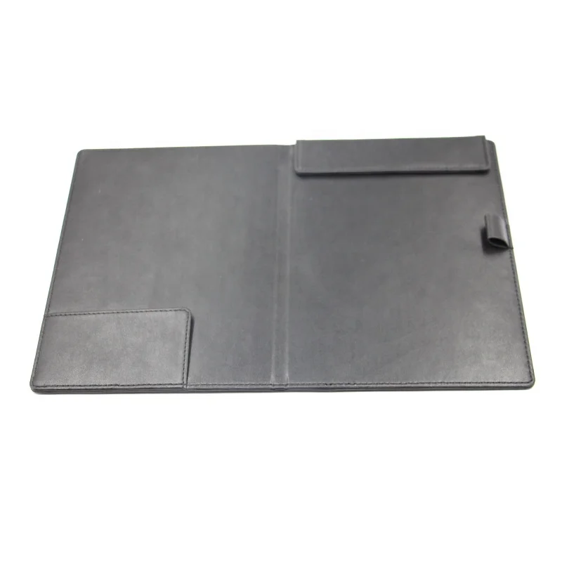 A4 Black PU Leather Magnet Menu Holder By High Quality Manufacture Factory From Yimi