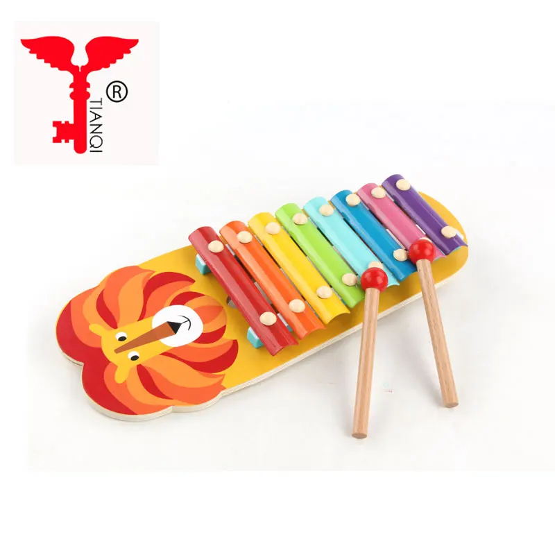 8 key animal lovely lion colored instrument xylophone