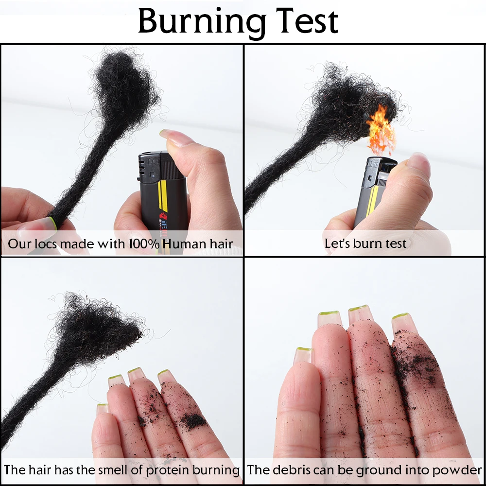 Vastdreads hot sale hair extens dread human hair loc extensions 0.6 dread locks natural dread extens