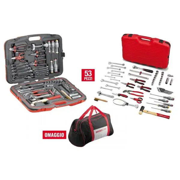 USAG - 012 AD Case with Assortment for Nautical Maintenance (53 Pcs.) and Soft Bag DUCATI