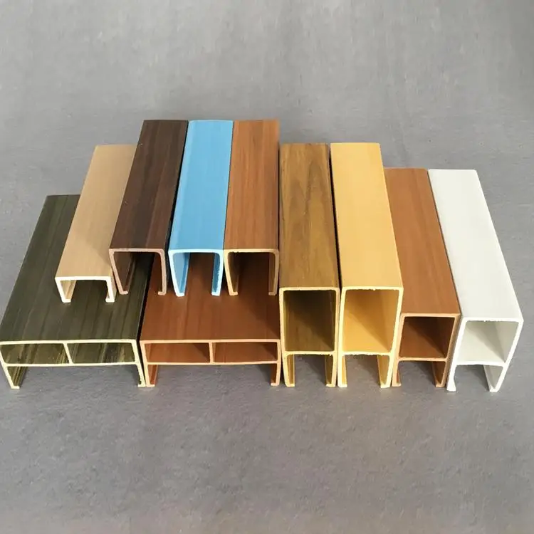 Greener wood plastic composite material wood and polymer light and thermal stability PVC ceiling