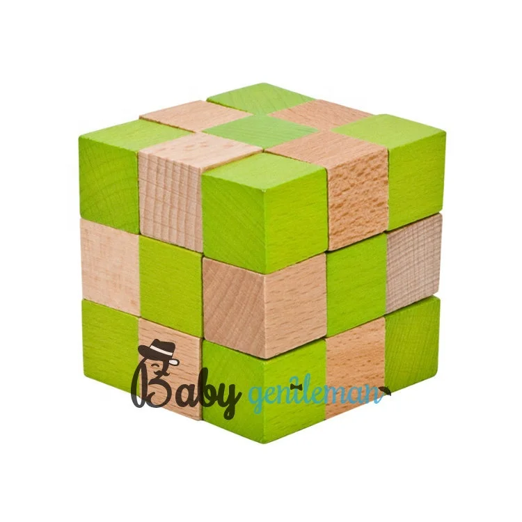 2023 Luban lock wooden creative building blocks intelligent game for kids Z11068C
