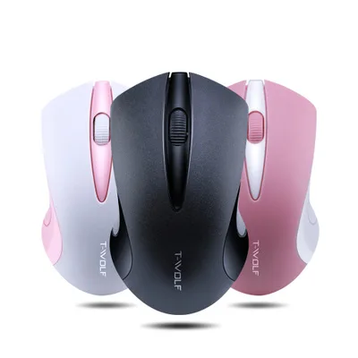 Thunder Wolf Q2 Wireless Mouse Notebook Desktop Computer Business Office Mini Mouse
