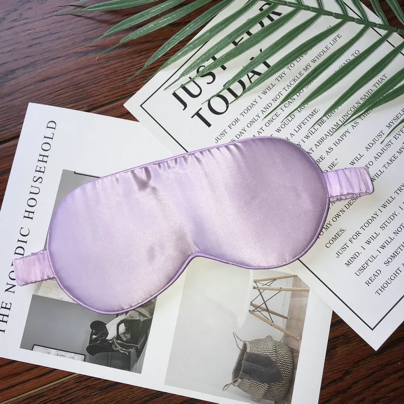 Оптовая продажа, 100% Шелковая Маска Для Глаз тутового шелкопряда для путешествий, роскошная шелковая маска для сна