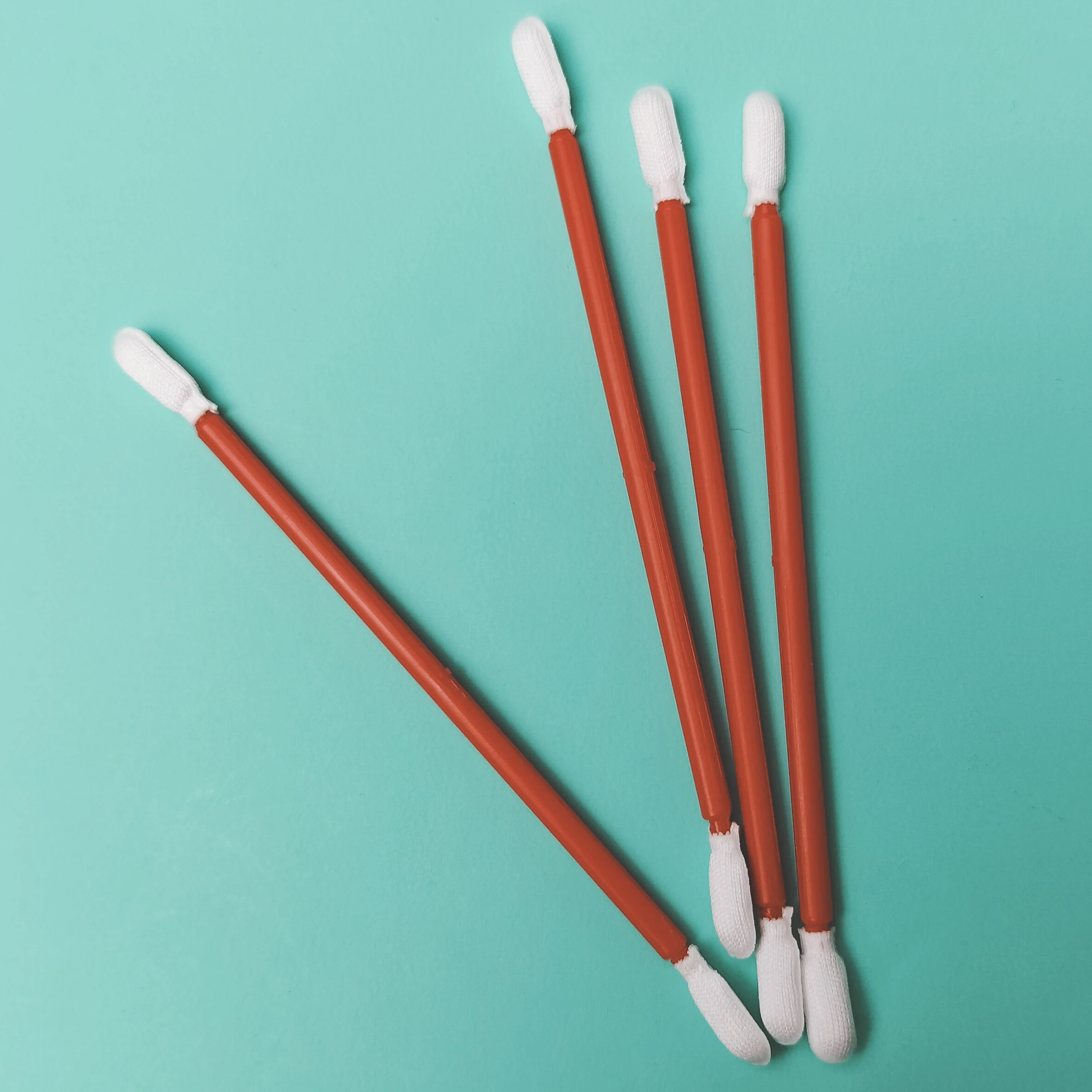 Lint Free Double Ended Polyester Swab Car Cleaning Microfiber Tip Cleanroom Swab Stick