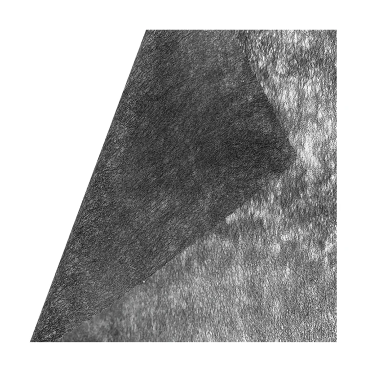 Поставка с фабрики Гидрофильная черная биоразлагаемая пропитанная Нетканая ткань