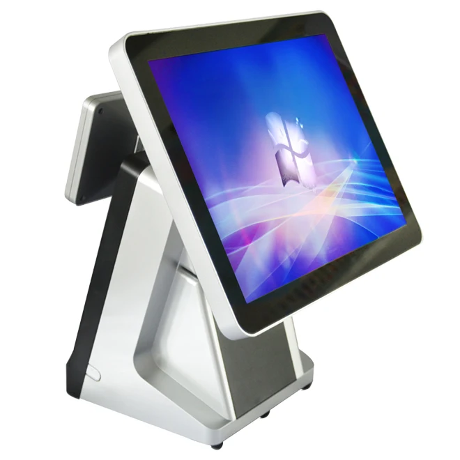 15 inch TFT LED touch screen pos terminal all in one system pos machine for supermarket and retail