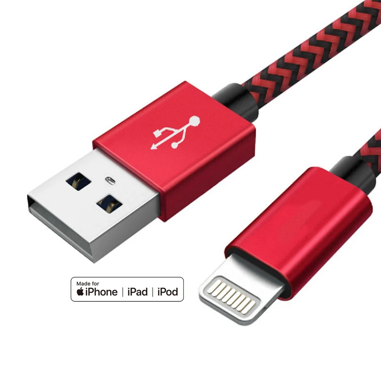 
Foxconn MFi Certified USB A to Lightning Charging USB Cables for iPhone ISO System 
