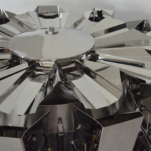 Automatic multihead weigher food coffee beans confectionery weighing packaging machine