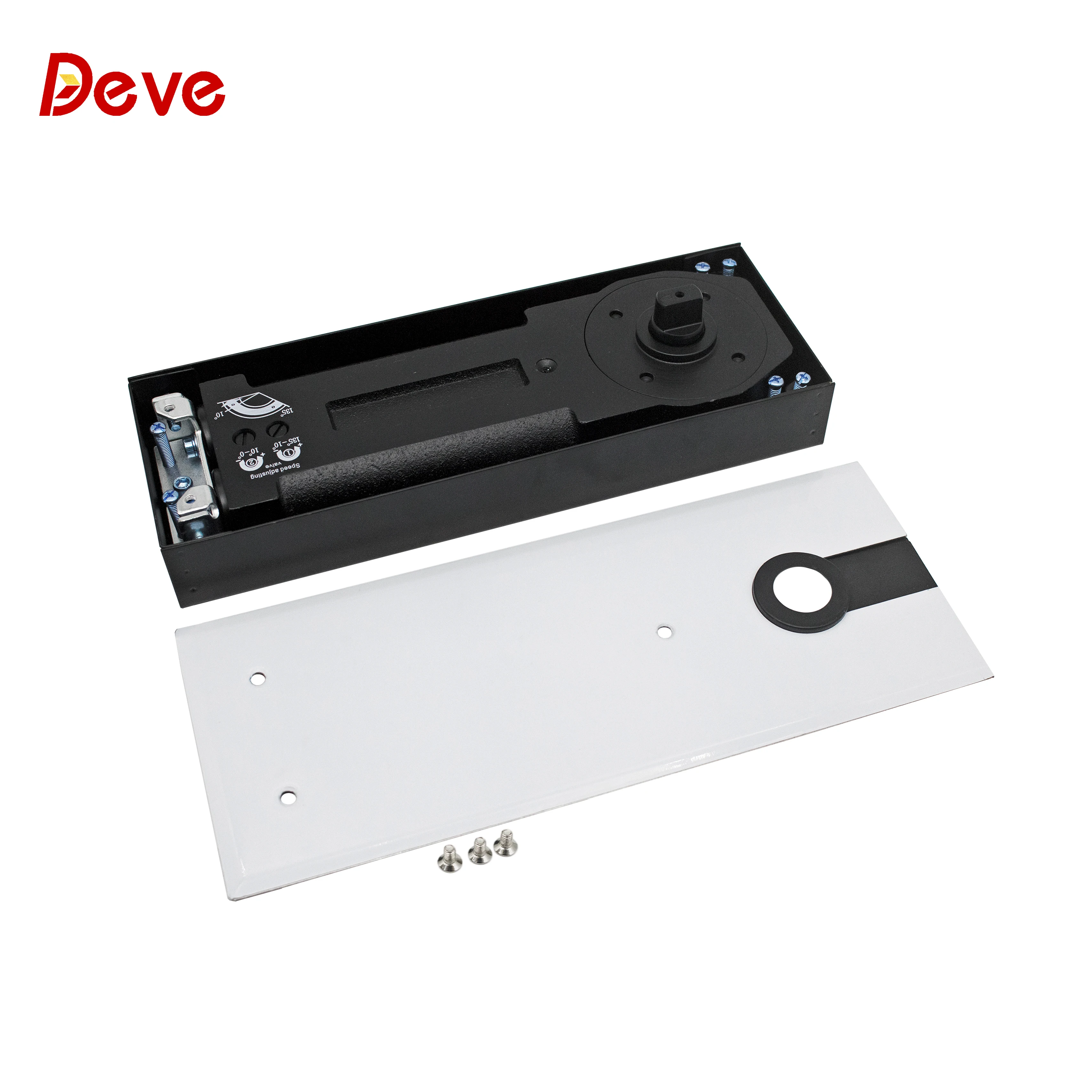 High Quality Automatic Pivot Door Closer Patch Fitting Hydraulic Bottom  Glass Door Hydraulic Hinge floor spring