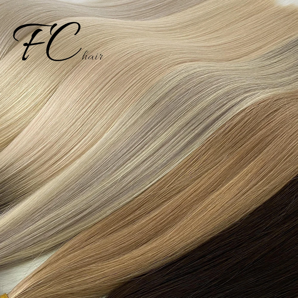 Fangcun Double Drawn Italian Prebonded i Tip U Tip Hair Extensions Virgin Keratin Human Hair Extension