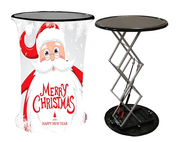Good Quality Adjustable Portable Trade Show Promotion Table Pop Up Counter Table Stand for trade show booth