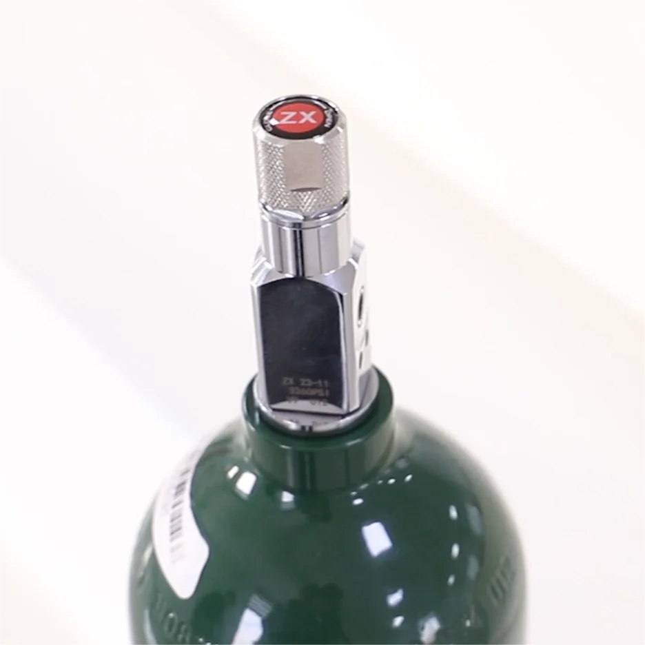 ZX 2216psi Pressure MD ME ML6 M6 M22 M60 M90 DOT-3AL 1.5L Medical oxygenTank Bottle DOT Aluminum High Aluminium