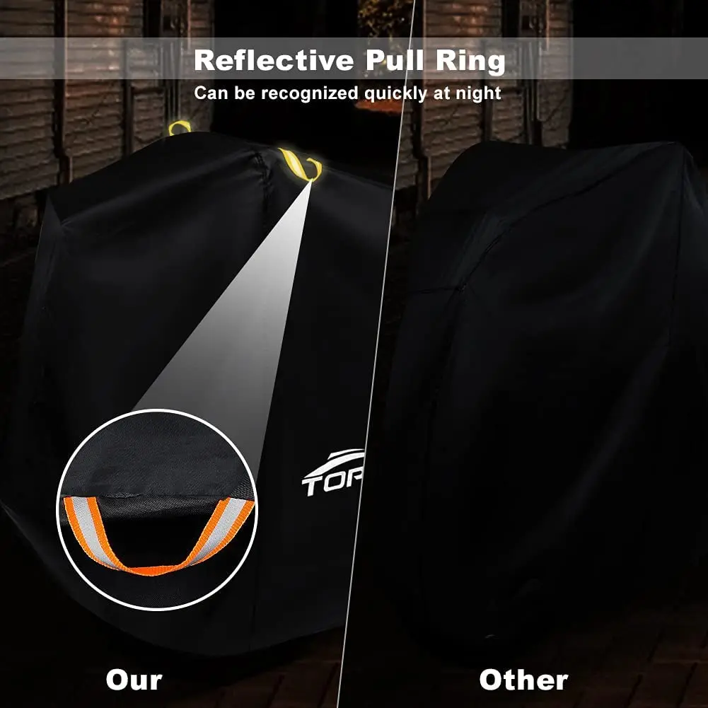 Woqi 190T  fabric  Bicycle Storage Bike Cover Waterproof   outdoor heavy duty bike cover L XL XXL size Anti-theft Feature