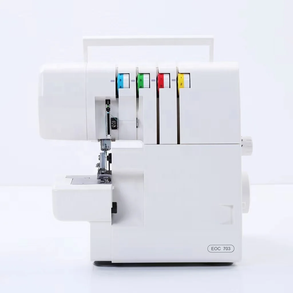 Wholesale hot sale semi-automatic small overlock sewing machine