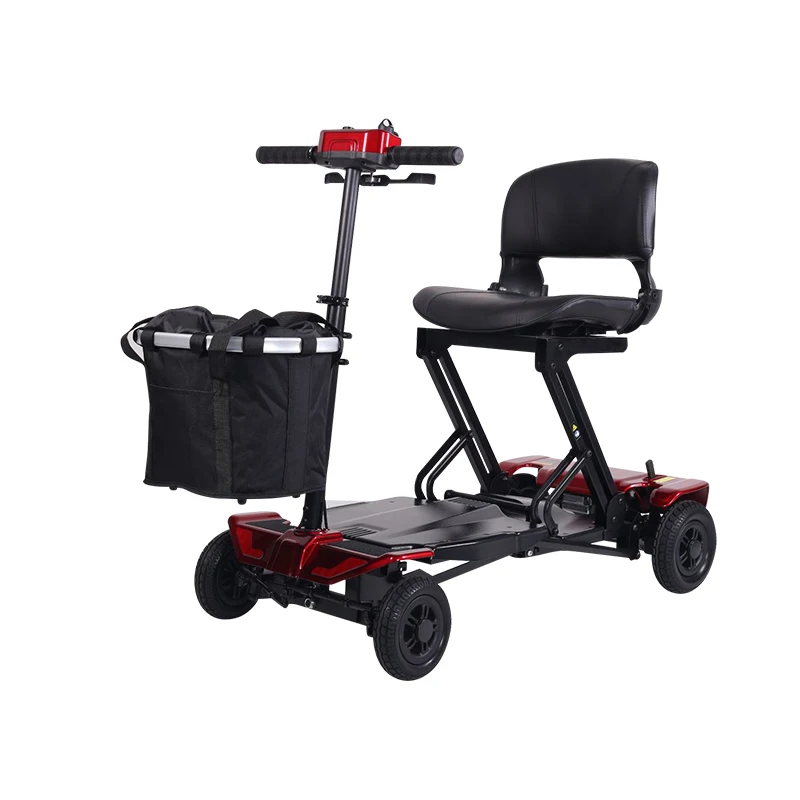 One Button Click Auto Folding Electric Mobility Scooter For Elderly Smart Electric Mobility Scooter For Senior Using