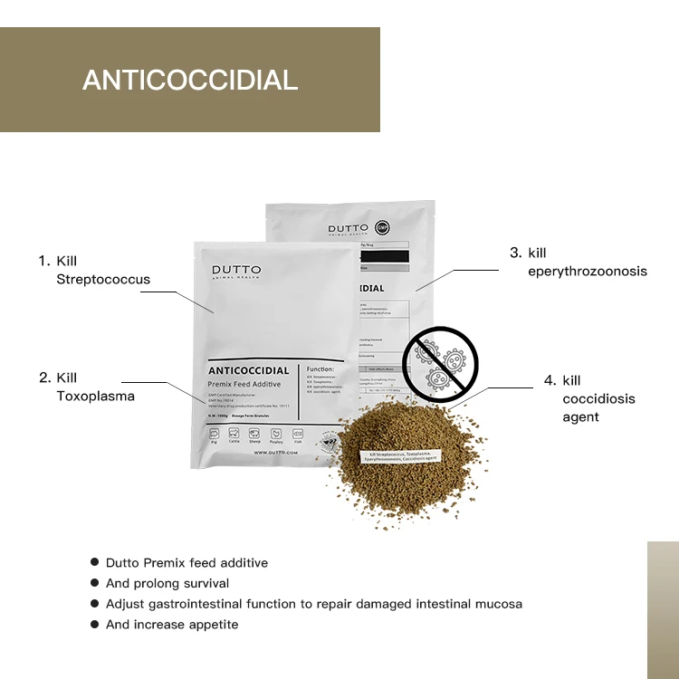 
poultry premix poultry anticoccidial feed additive 