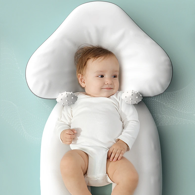 Factory direct cotton pillowcase U-shaped baby comfort pillow, U-shaped pillow, baby body cushion anti-rollover