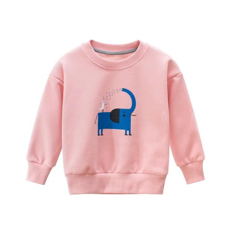 
Wholesale china casual thick warm kids sweatshirt with lovely animal for winter 