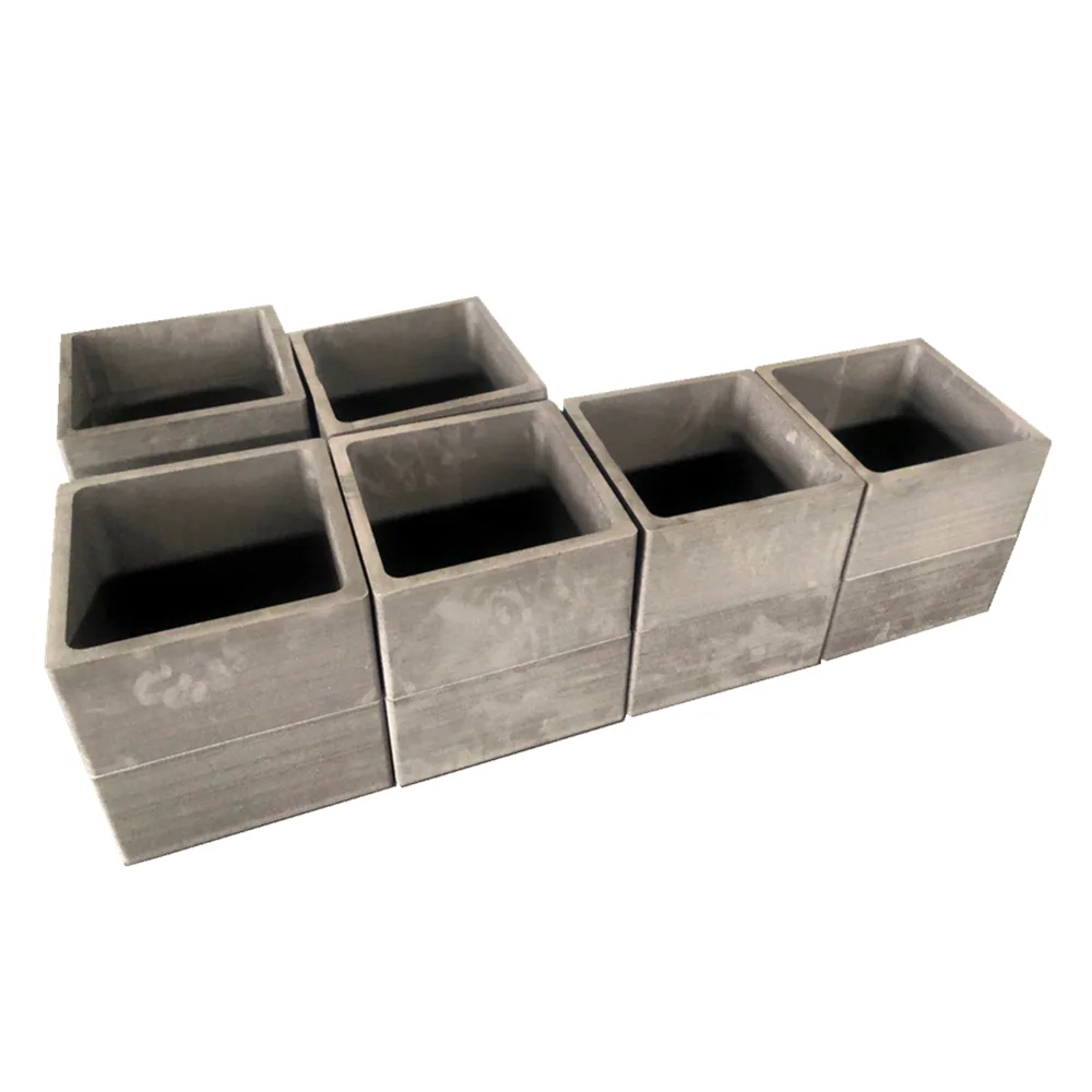 High Purity High Density Graphite Box Graphite Sagger Graphite Boat
