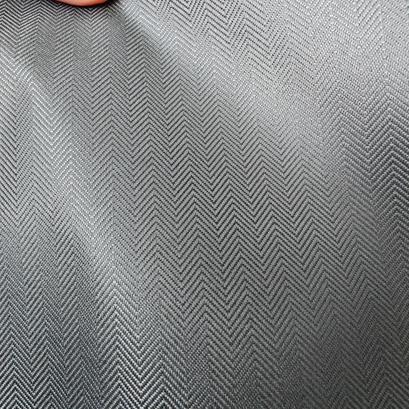 100% polyester herringbone lining fabric for handbag wallet