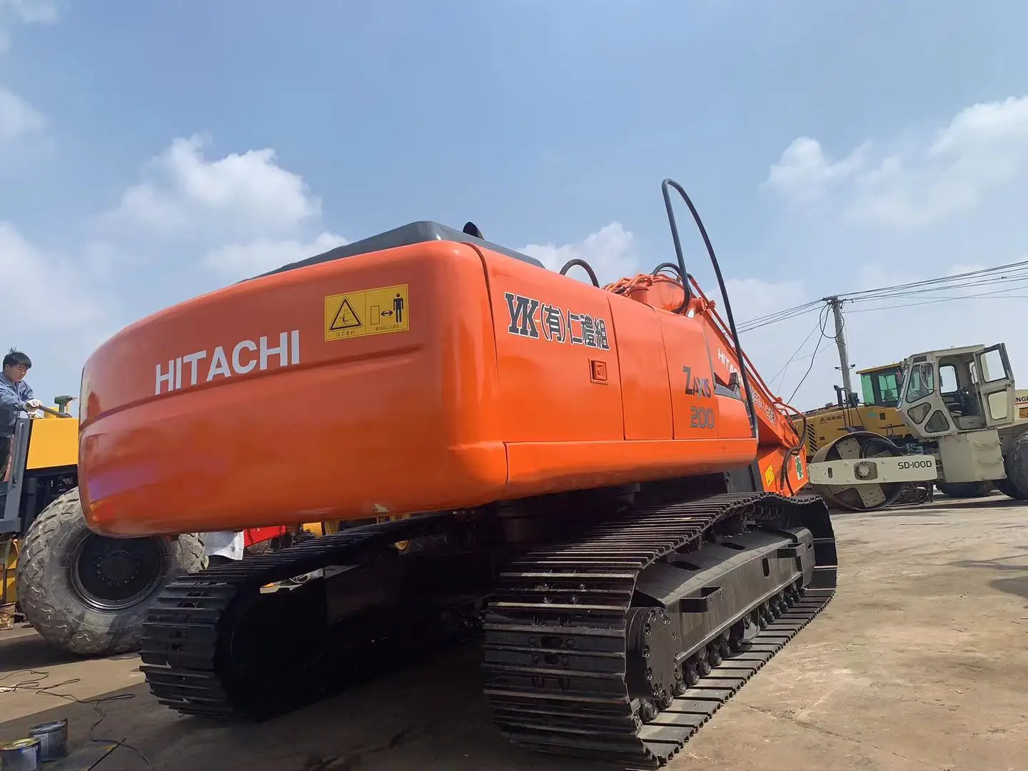 Good condition Excavator machine used Hitachi Hydraulic Crawler Excavator ZX200